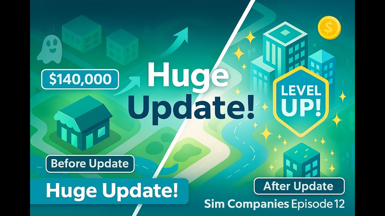 Sim Companies Episode 12: Big Update, New Factory, and Fresh Visuals!