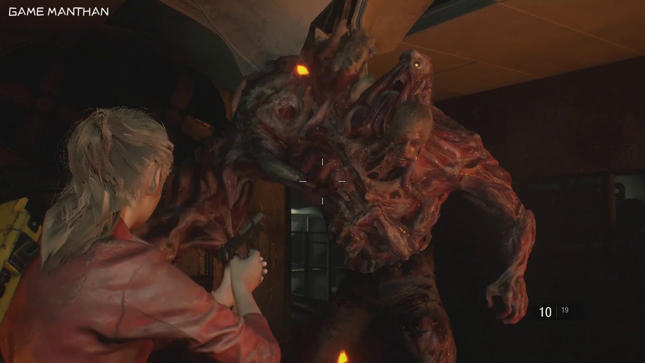 Resident Evil 2  Claire Walk-through Main power room G-Boss entry