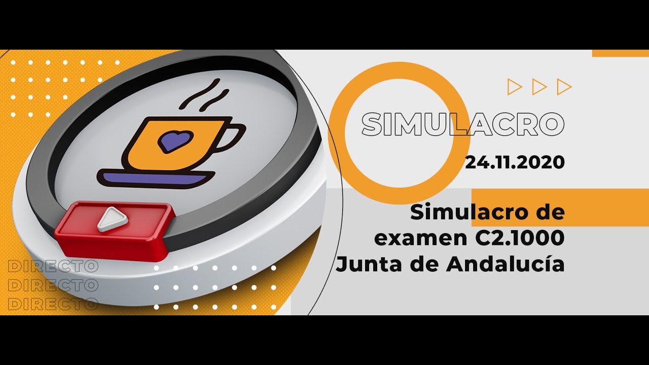 Simulacro || C2 Auxiliar Administrativo Junta de Andalucía,  examen 27 de Noviembre 2022