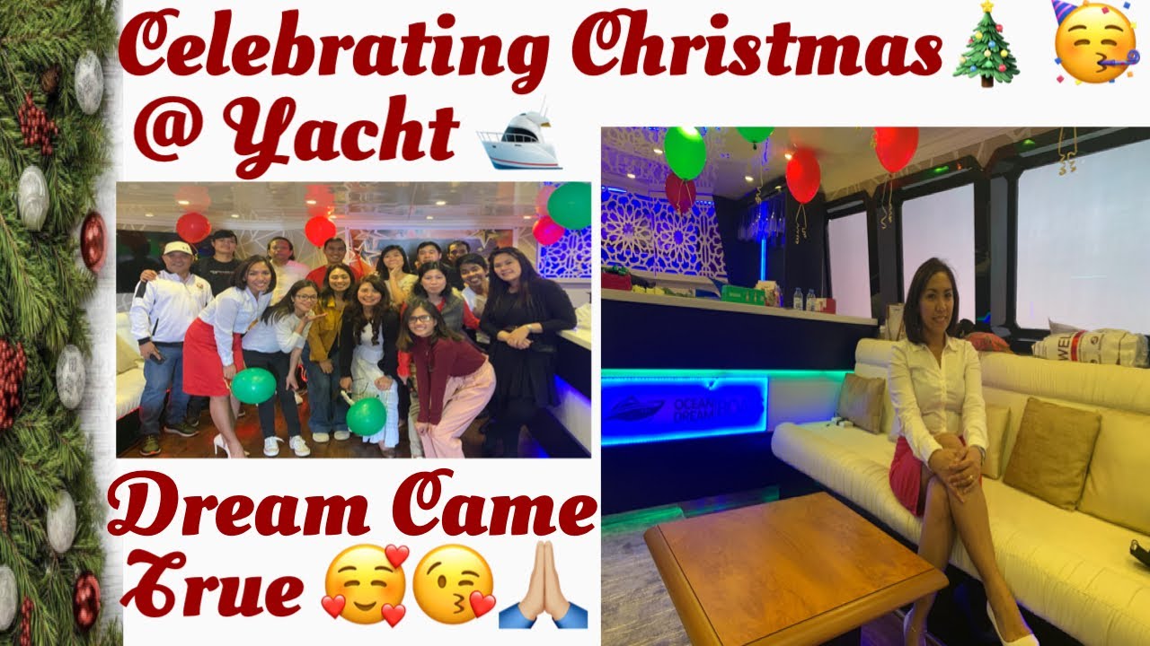 Celebrating Christmas @ Yacht🎄 🛥🥰