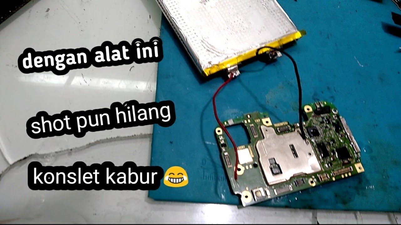 Cara membuat alat pencari konslet shot pada komponen IC hp
