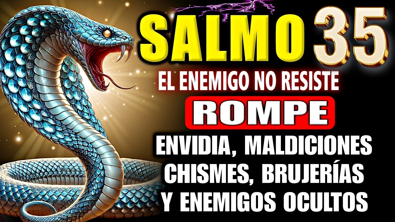 🔥SALMO 35 – ORACIÓN PODEROSA CONTRA BRUJERÍAS, MALDICIONES Y ENEMIGOS OCULTOS🙏🏼