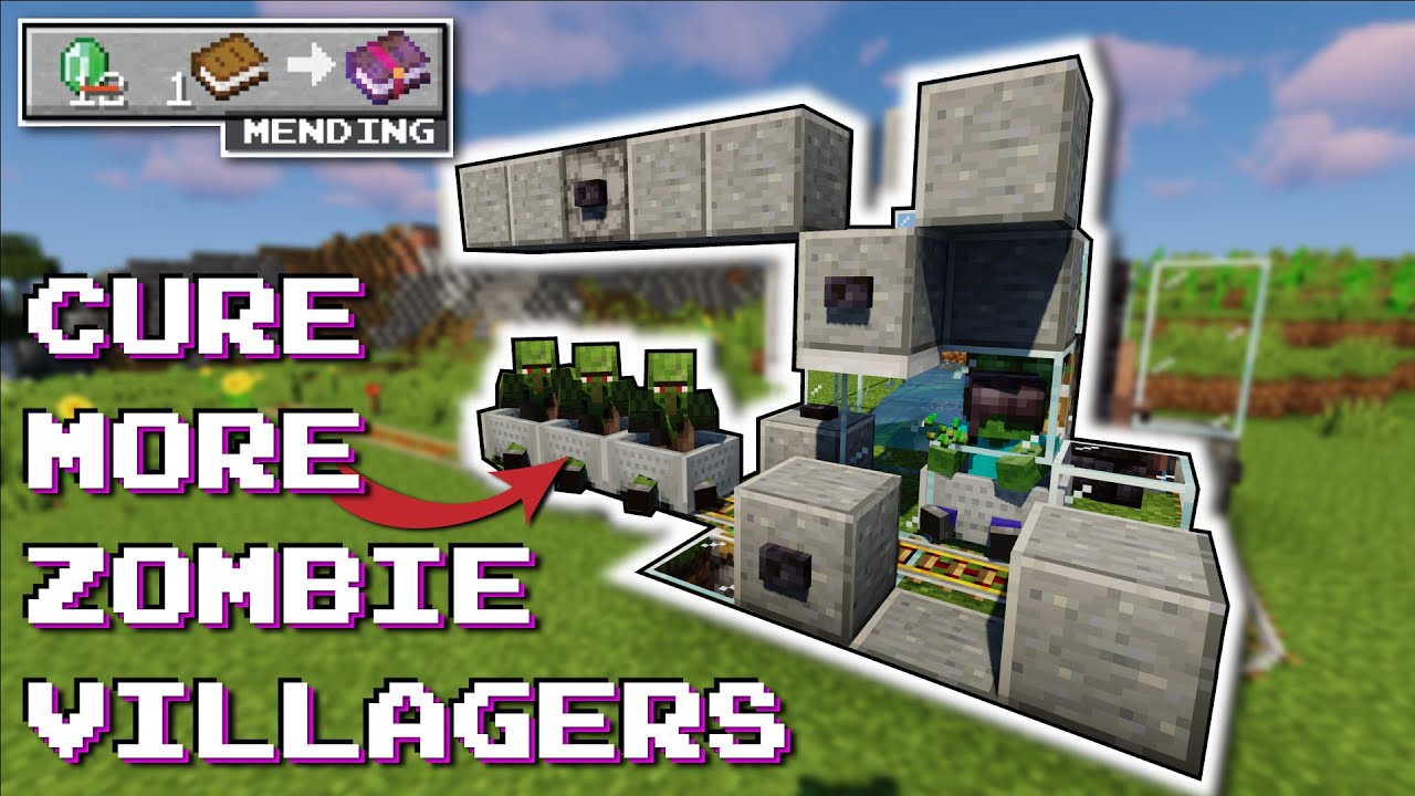 Minecraft Easy Villager Trading Hall | Cheap Zombie Discounts