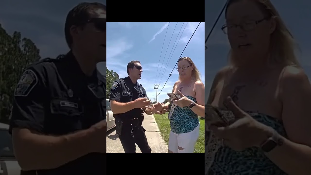 Traffic stop power trip #policeaccountability