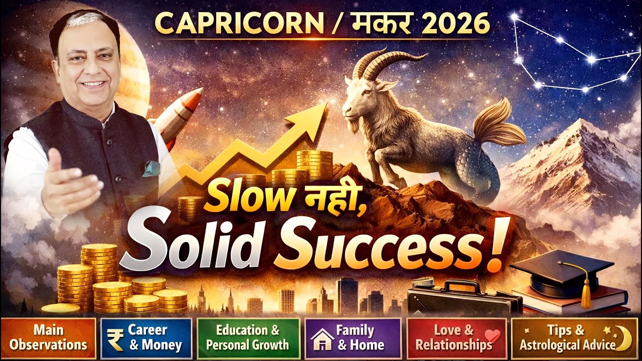 Capricorn मकर राशि 2026 Predictions Vedic Astrology