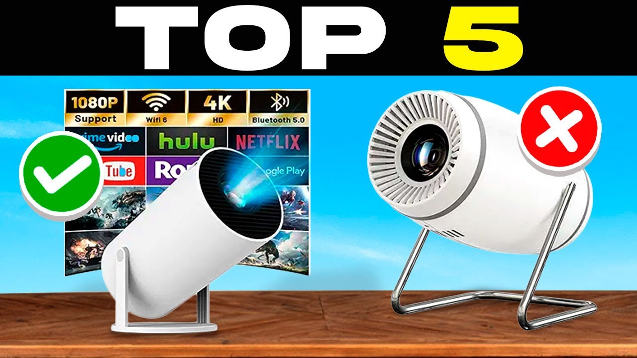 ТОП-5 ЛУЧШИХ МИНИ-ПРОЕКТОРОВ для iPhone 2026 | Доступные проекторы на AMAZON