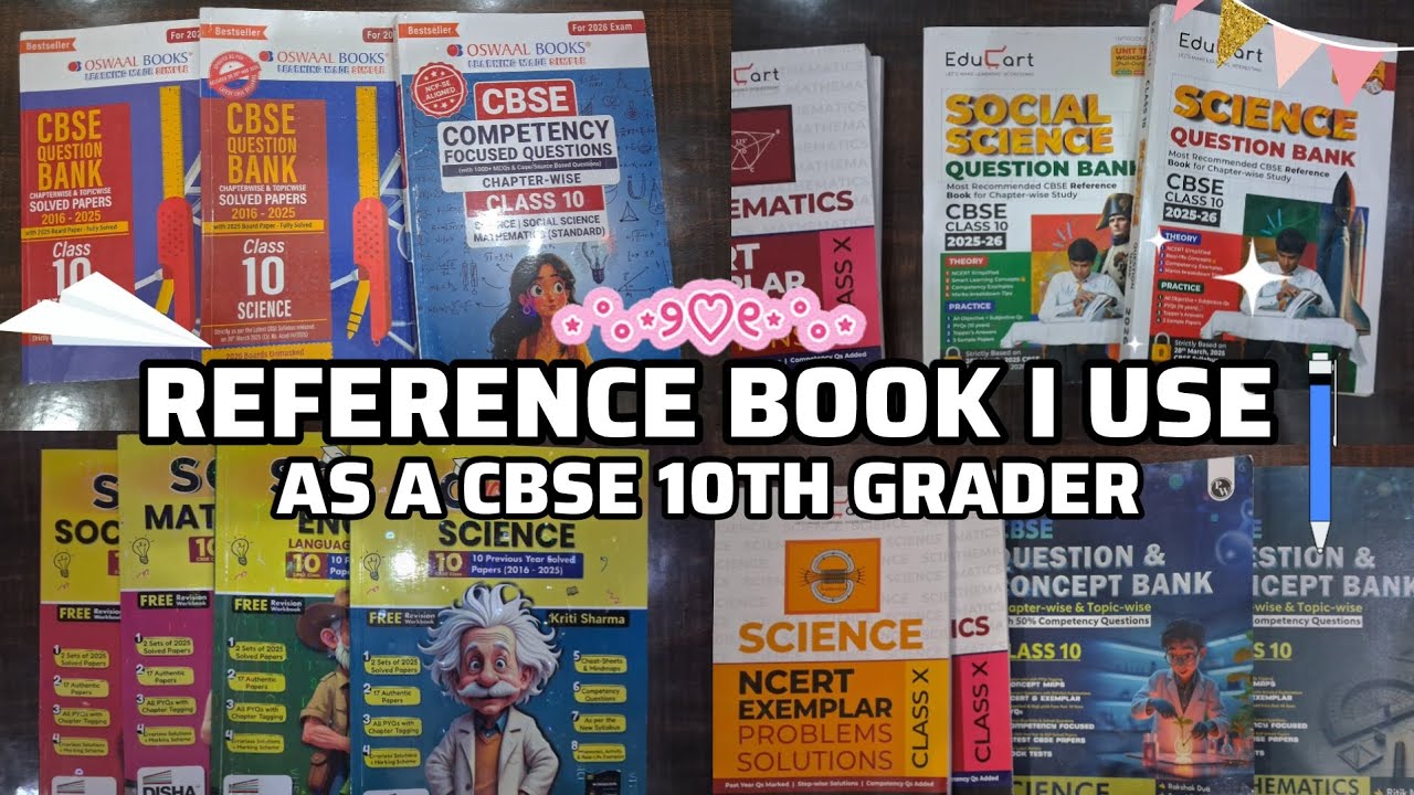 CBSE Class 10 Reference Books ✨️  | Best Question Banks | Topper Books for 10th Class