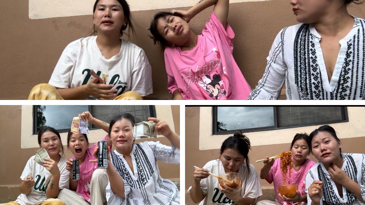 Spicy 2X Ramen challenge by Tibetan sisters ||Odisha