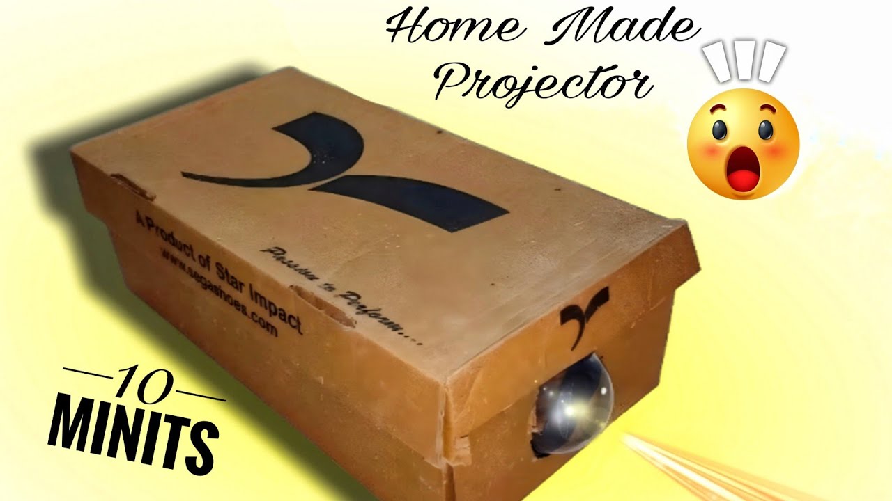 🔥 How to Make a Projector at Home in Just 10 Minutes! Using Simple Materials!