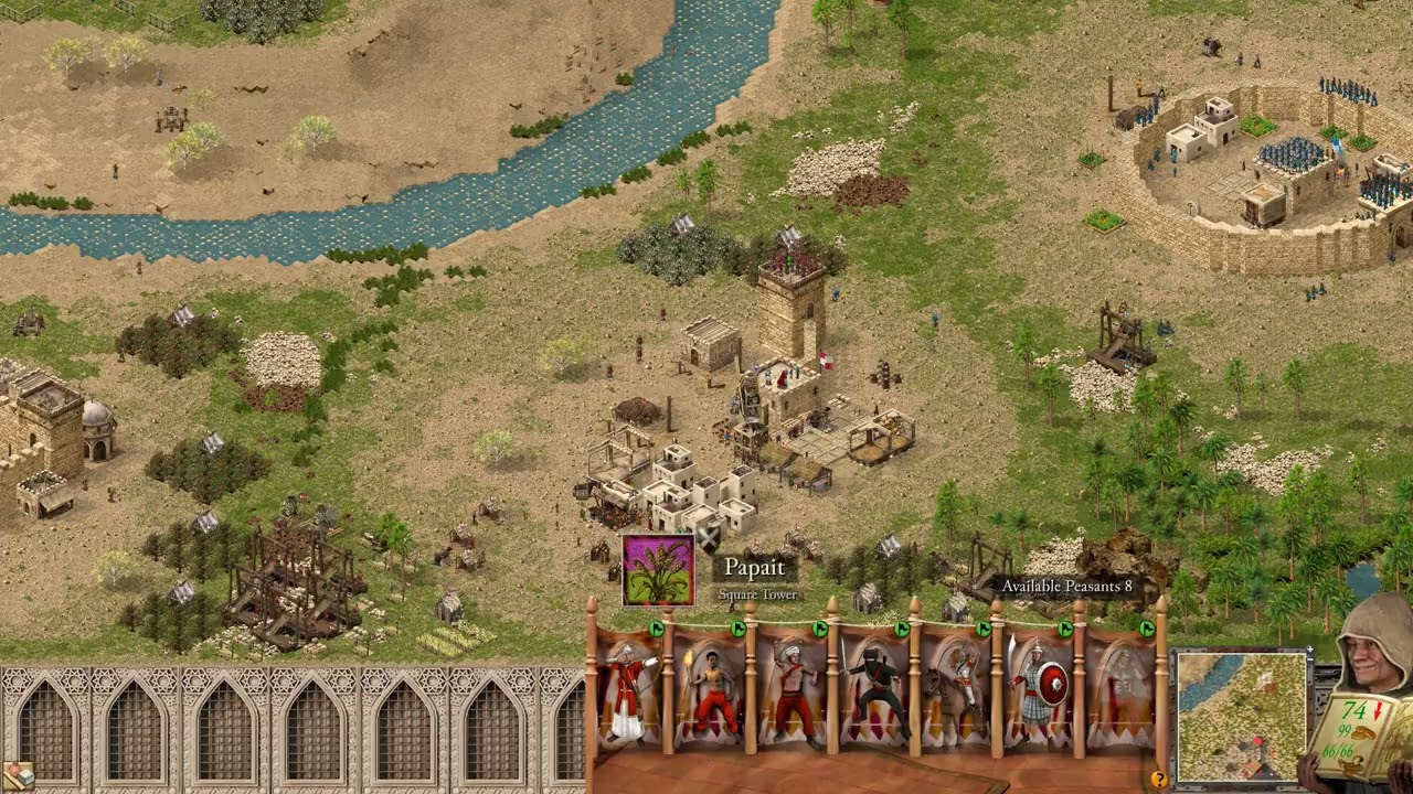 Stronghold Crusader DE - Mission 30 (Eye of the Camel) - 2k Gold vs The Rich Lords!