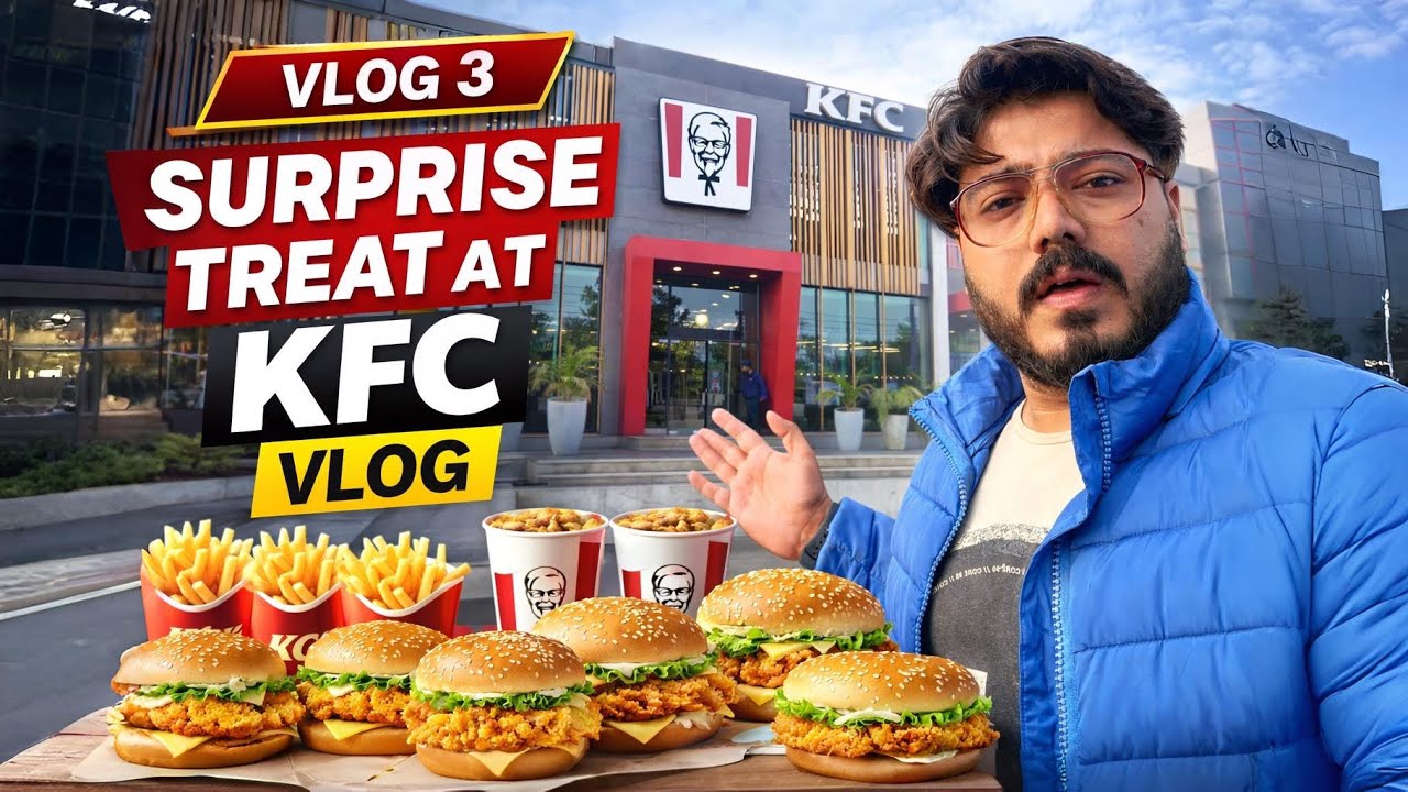 Unexpected KFC Surprise by friends🤯🍟 | DHA Vlog |Part 03