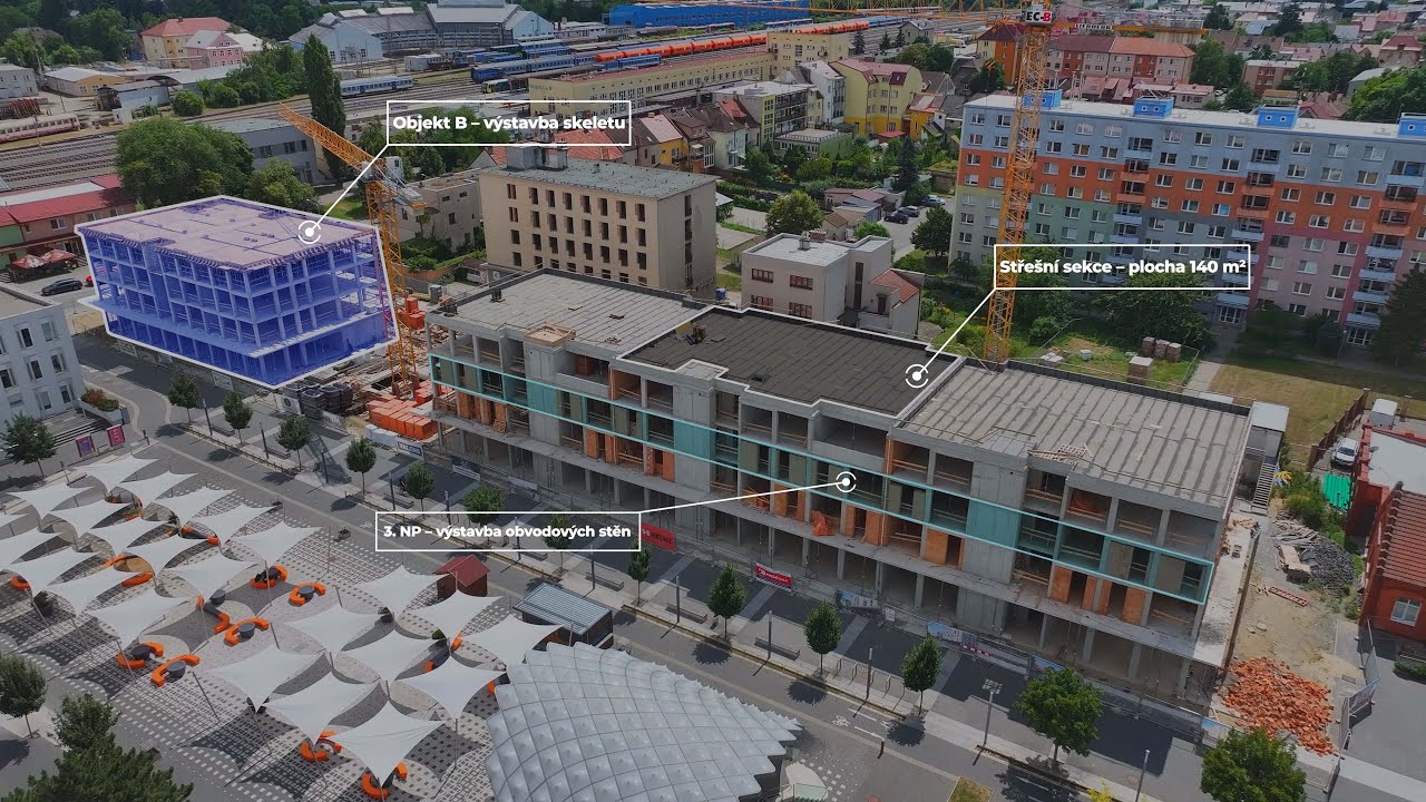 Dokumentace staveb z dronu | Prezentace pro stavebn&iacute; firmy a developery