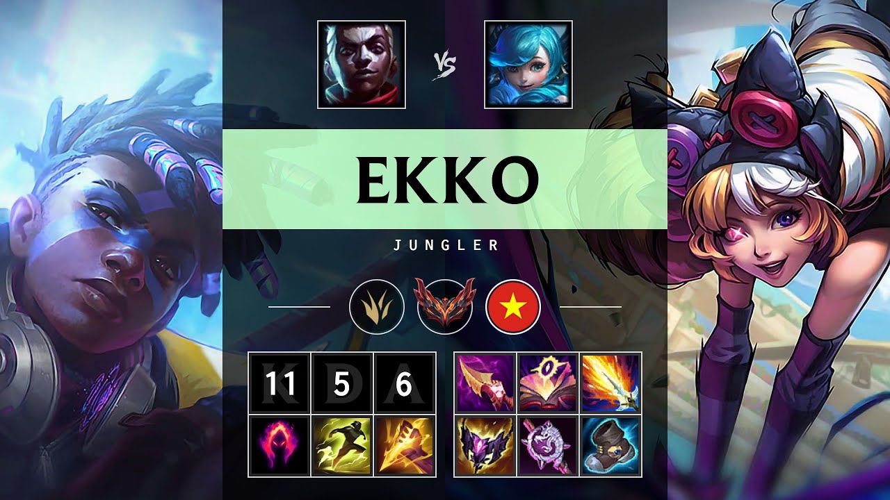 Ekko Jungle vs Gwen - VN Grandmaster Patch 25.15