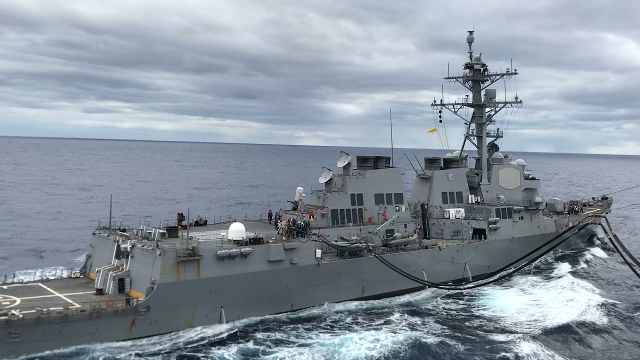 UNREP EXTREME DANGER - Navy Destroyer Emergency Breakaway Failure! Please Subscribe, Like & Share 👍