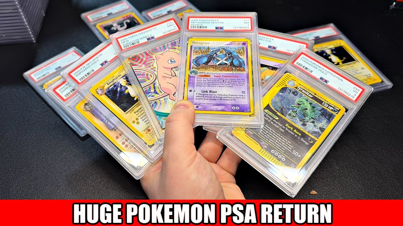 100+ карточек Pokemon PSA: возврат большого количества винтажных вещей: ноябрь 2025 г.