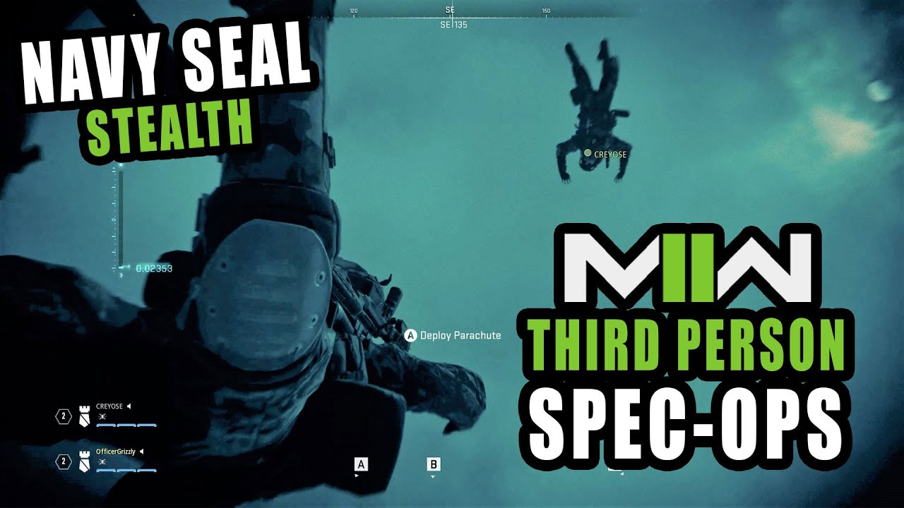 [F.I.S.T] MW2 SPEC-OPS | LOW PROFILE in Third Person | NAVY SEAL STEALTH (Modern Warfare 2 CO-OP)