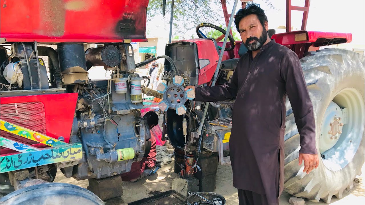 MF 385 clutch plate changing