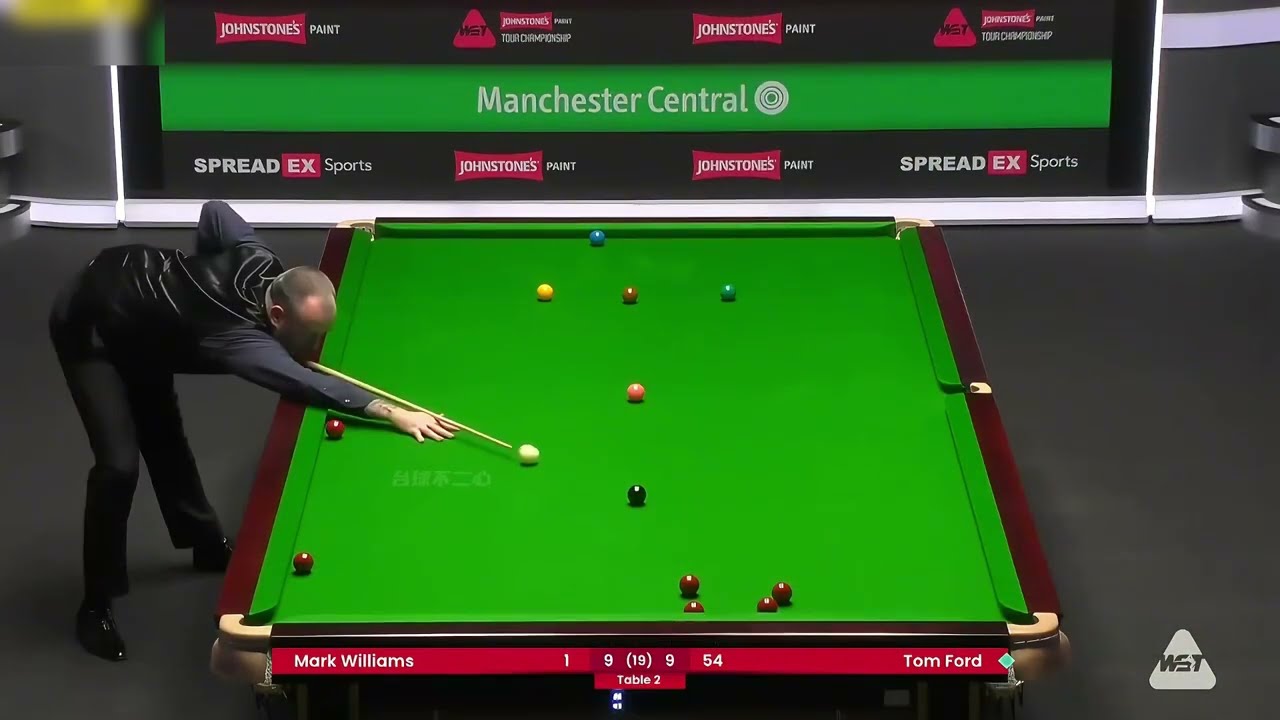 Mark Williams VS Tom Ford# Snooker # O'Sullivan # Reversal # Highlights
