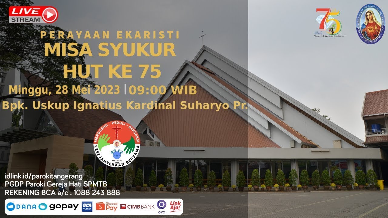Misa Syukur HUT Paroki Tangerang Ke 75