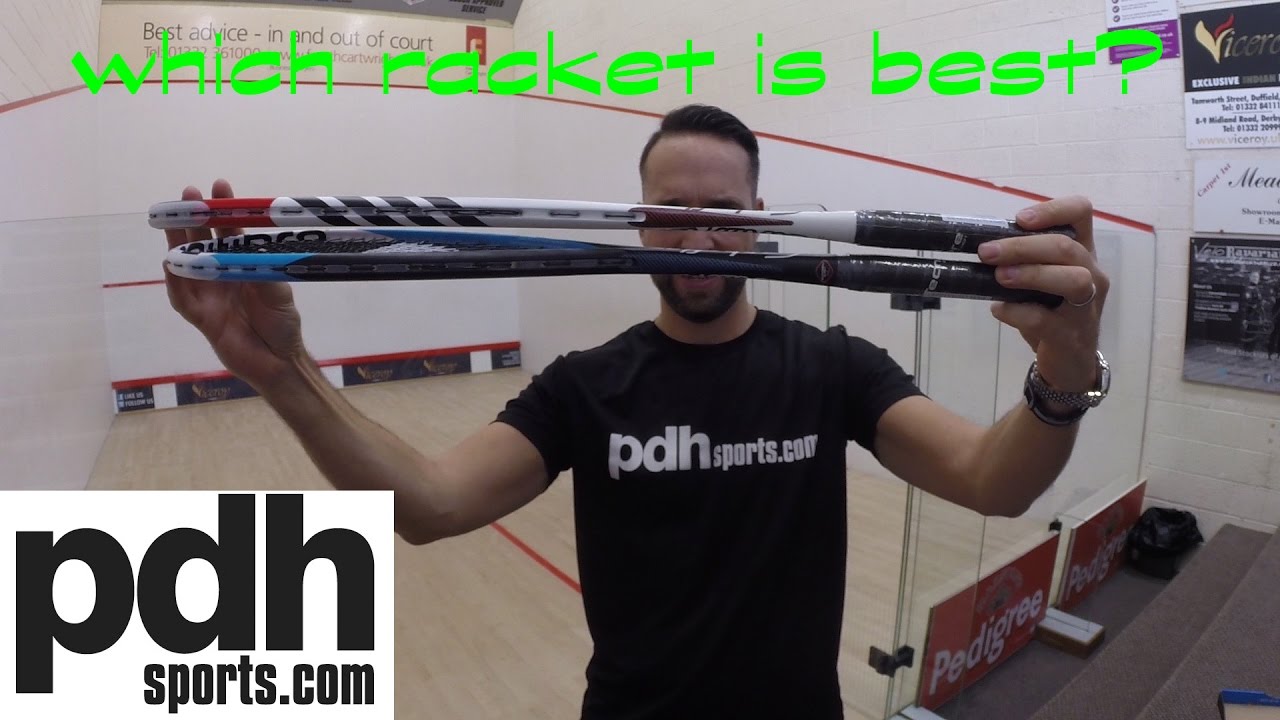 Tecnifibre Carboflex 135 Blue v Carboflex 130 Basaltex squash racket review by PDHSports.com
