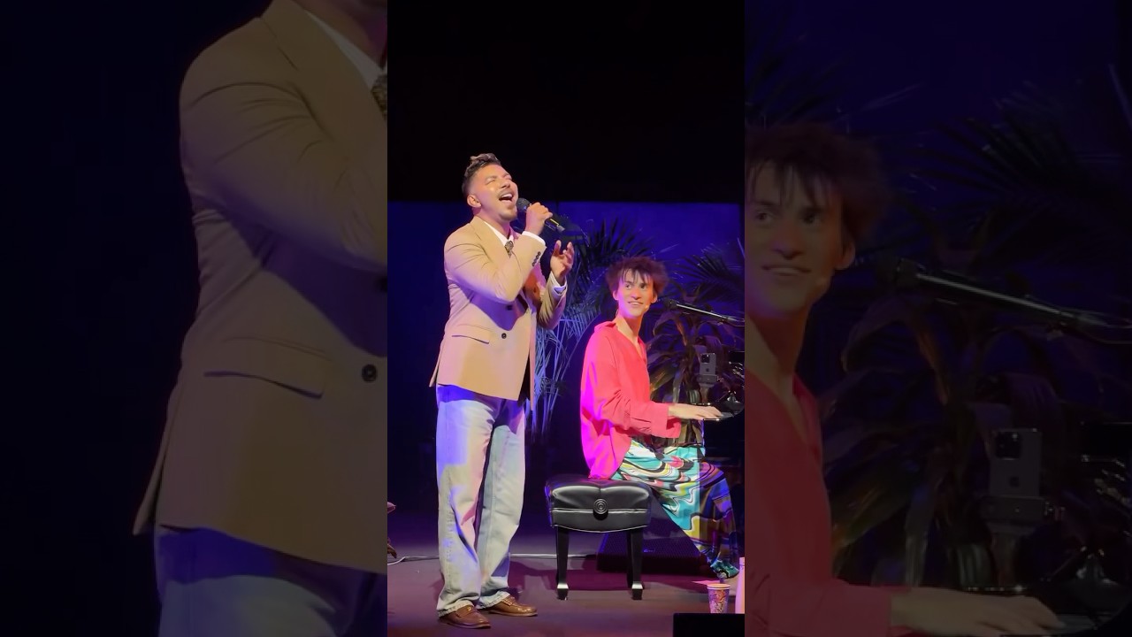 Jacob Collier & @StevieMackey pay tribute to D&rsquo;Angelo in LA