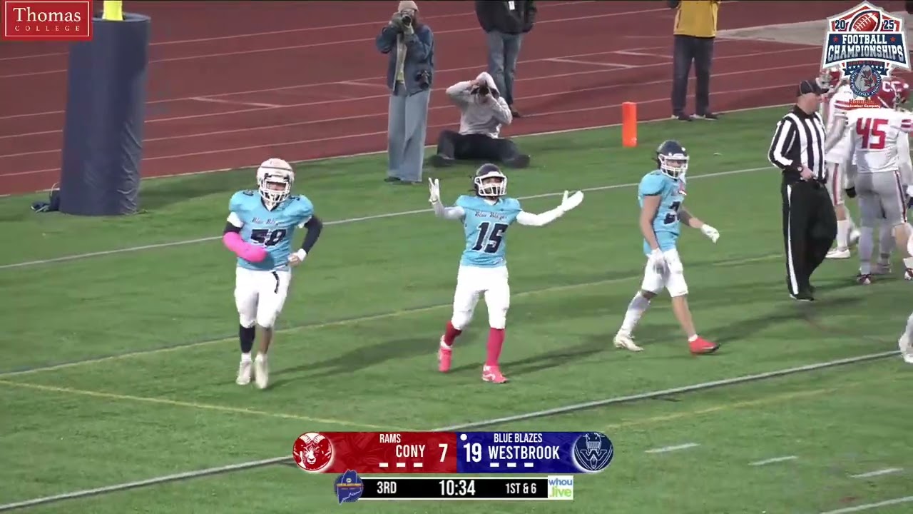 Westbrook Blue Blazes Football: 2025 Class B Champions