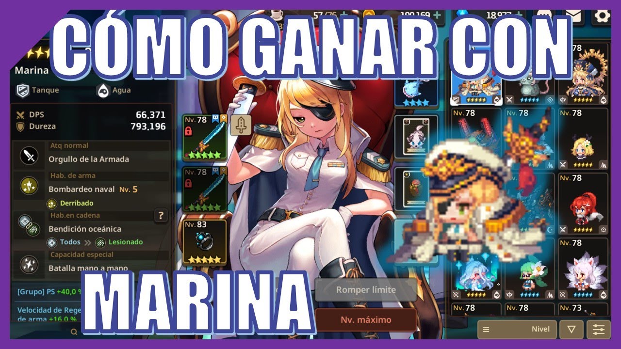 Marina: ⚓ Cómo funciona, análisis de combate, equipos y preguntas frecuentes - Guardian Tales