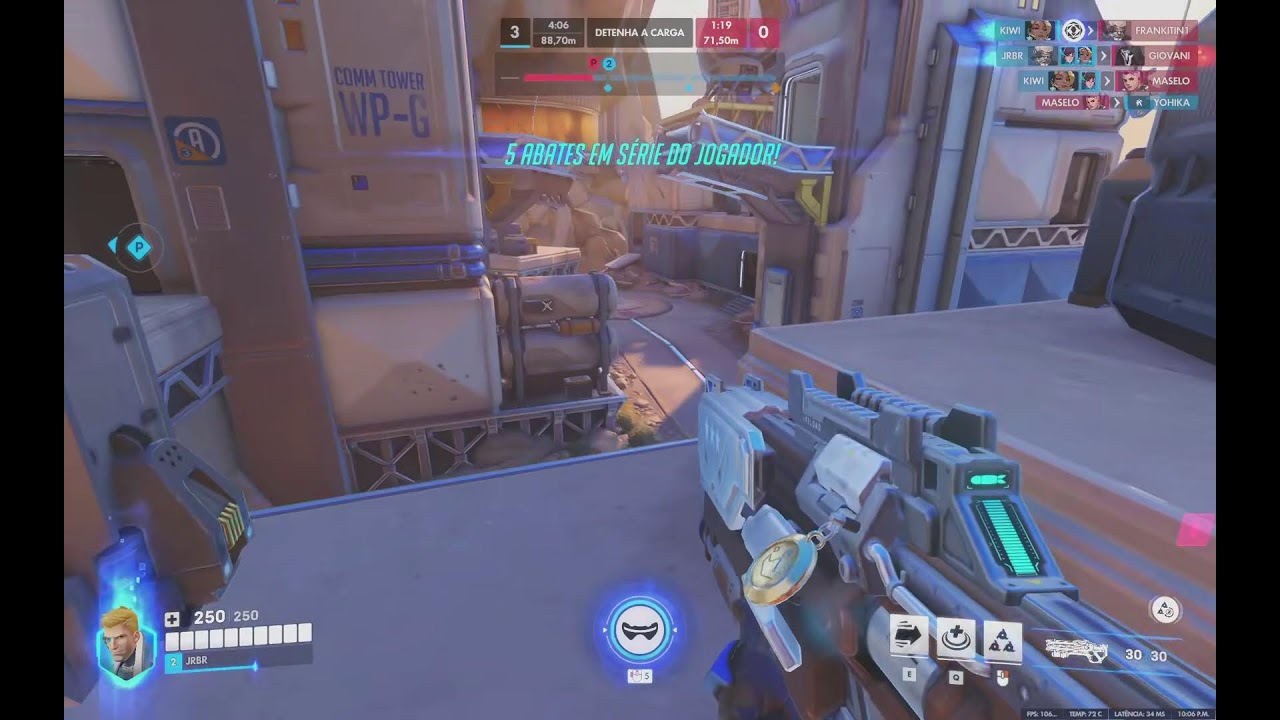 ow 6v6 na conta antiga, com a cfg antiga