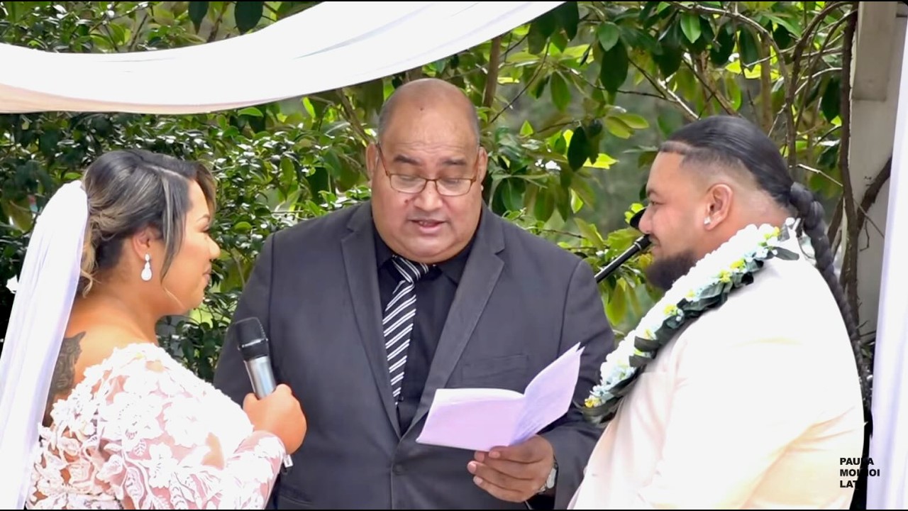 Beautiful Wedding Ceremony Of Sione Fotu & Latai Fa