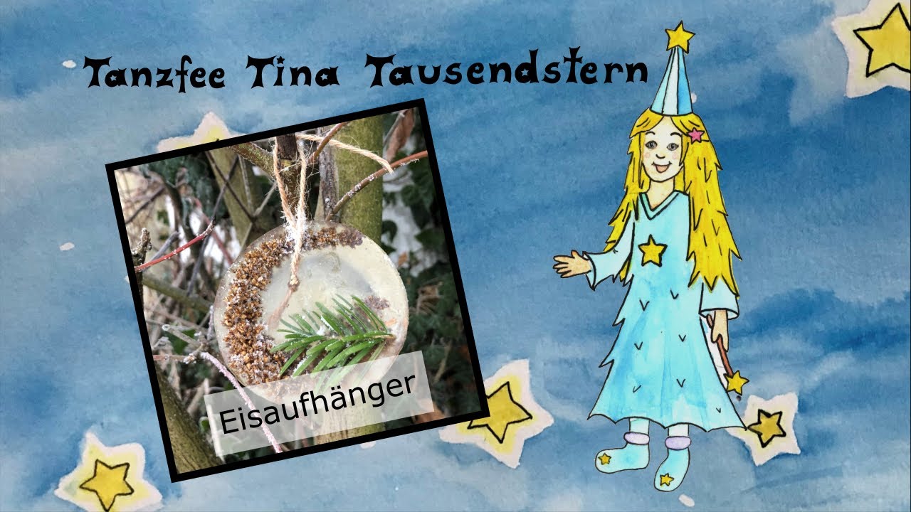 Eis-Aufhänger ganz einfach basteln für Kinder ❄️🤗