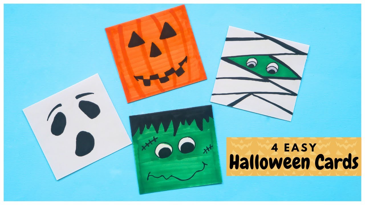 4 Easy Halloween Card Ideas