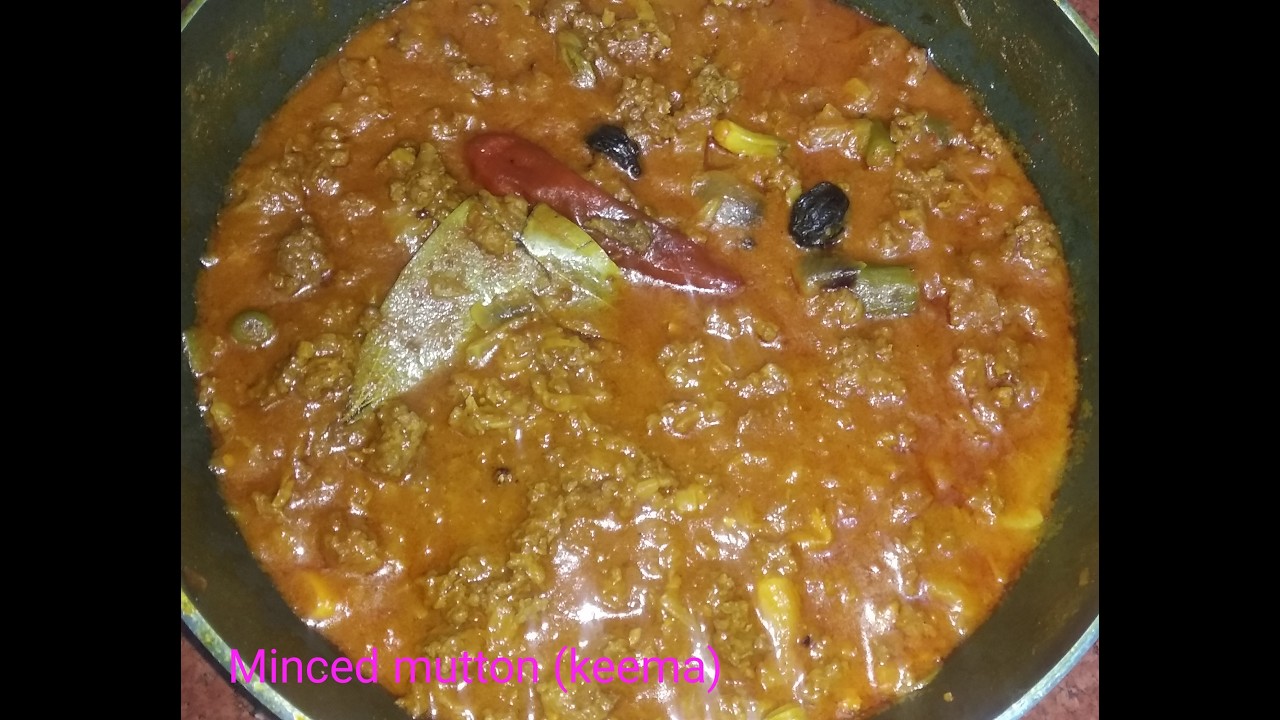 Minced mutton (keema)