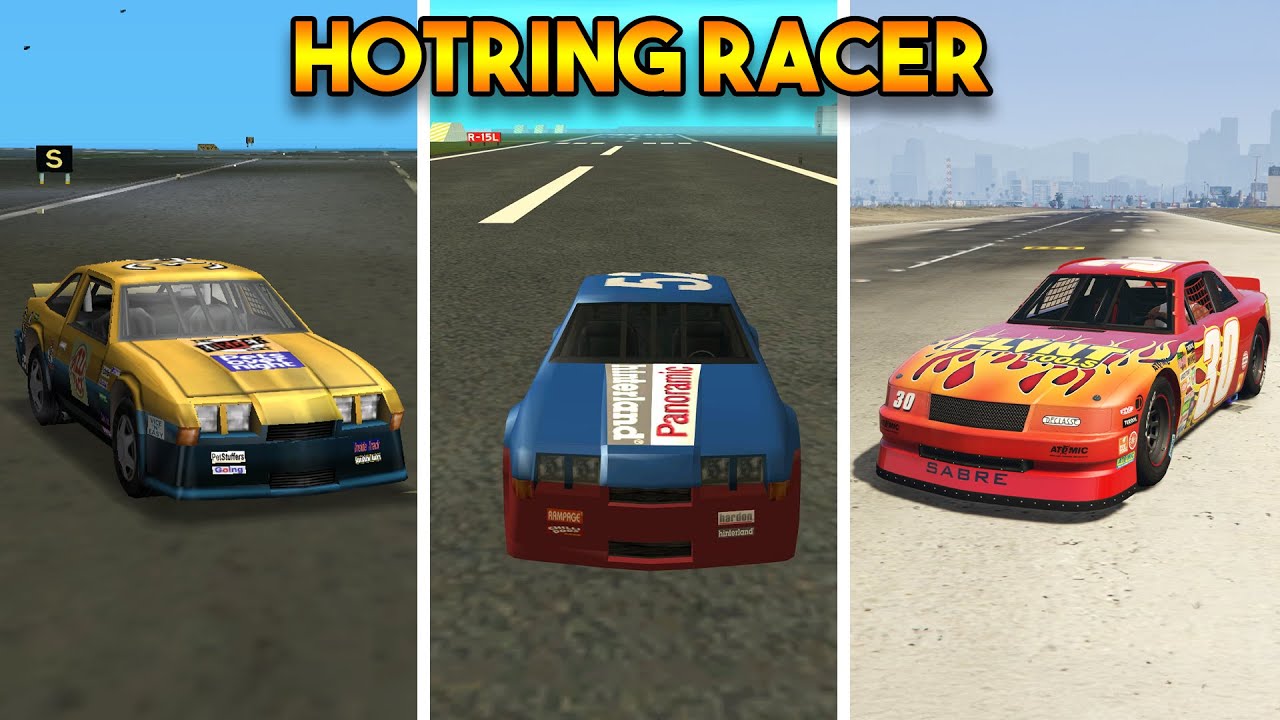 HOTRING RACER CAR FROM EVERY GTA GAME (GTA GAMES COMPARISON)
