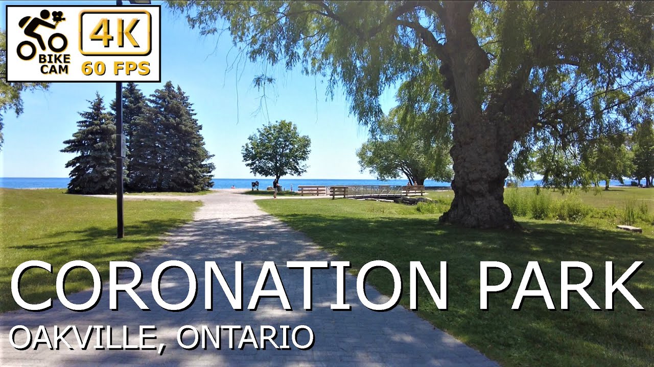 🚴‍♂️ Scenic Bike Ride Through Coronation Park in 4K | Oakville, Ontario 🌳
