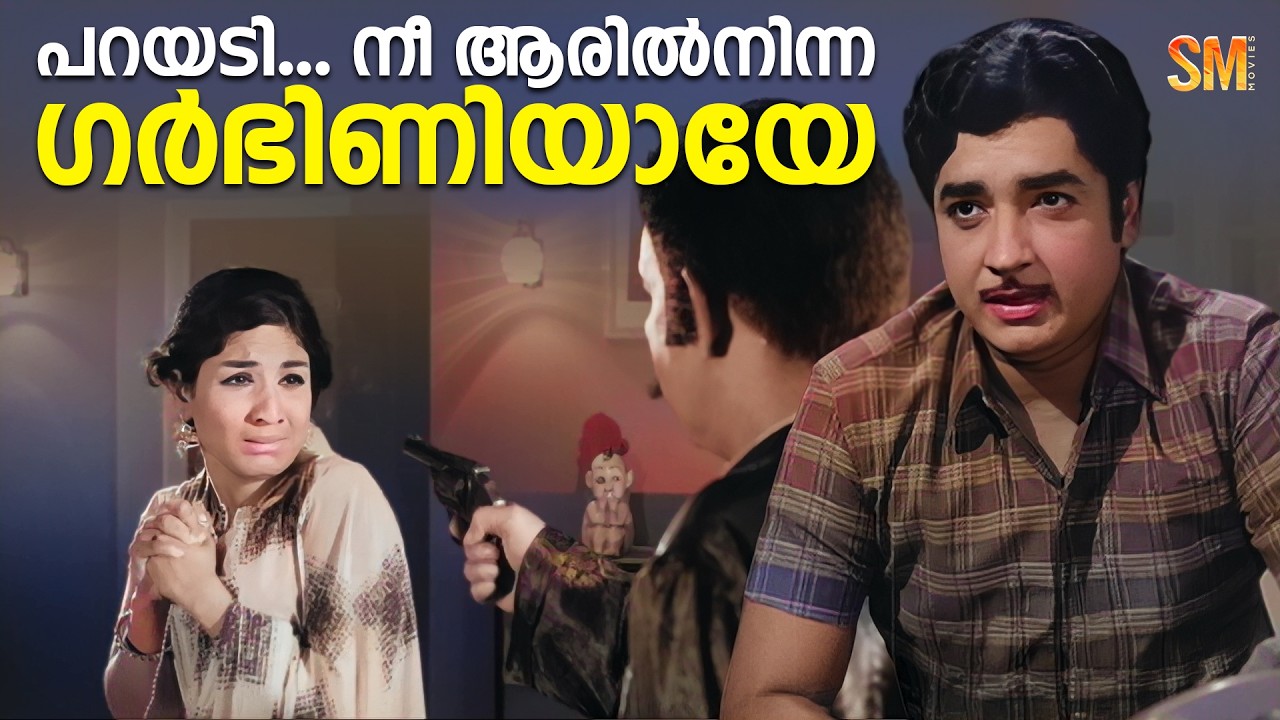 പറയടി... നീ ആരിൽനിന്ന ഗർഭിണിയായേ.. | Thottavadi | Movie Scene | Prem Nazir | Jayabharathi