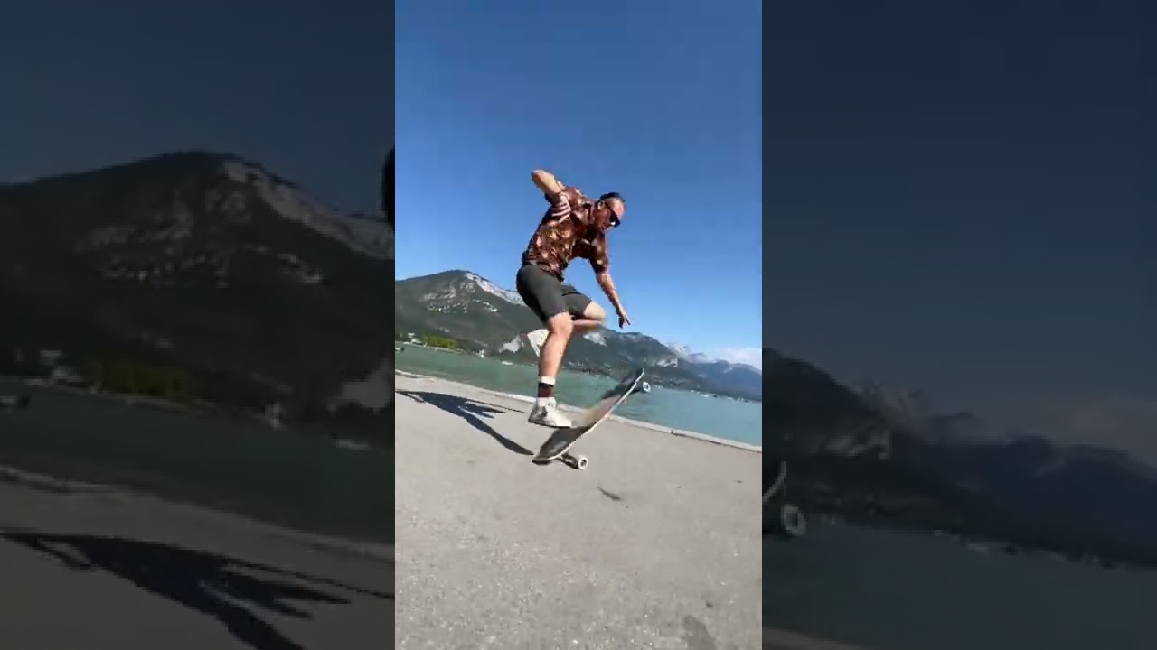 Longboard Dancing and Freestyle Tricks in Annecy France with 