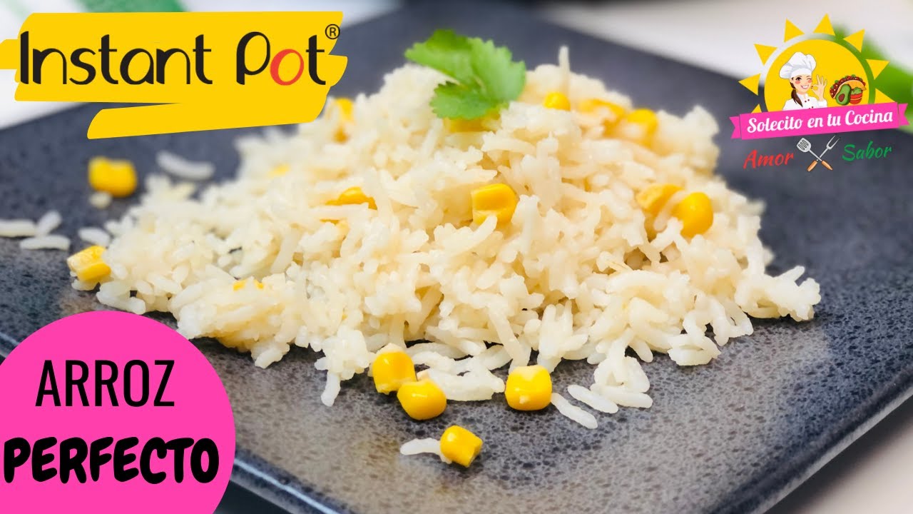 ARROZ BLANCO PERFECTO en INSTANT POT - Como hacer ARROZ en Olla Electrica