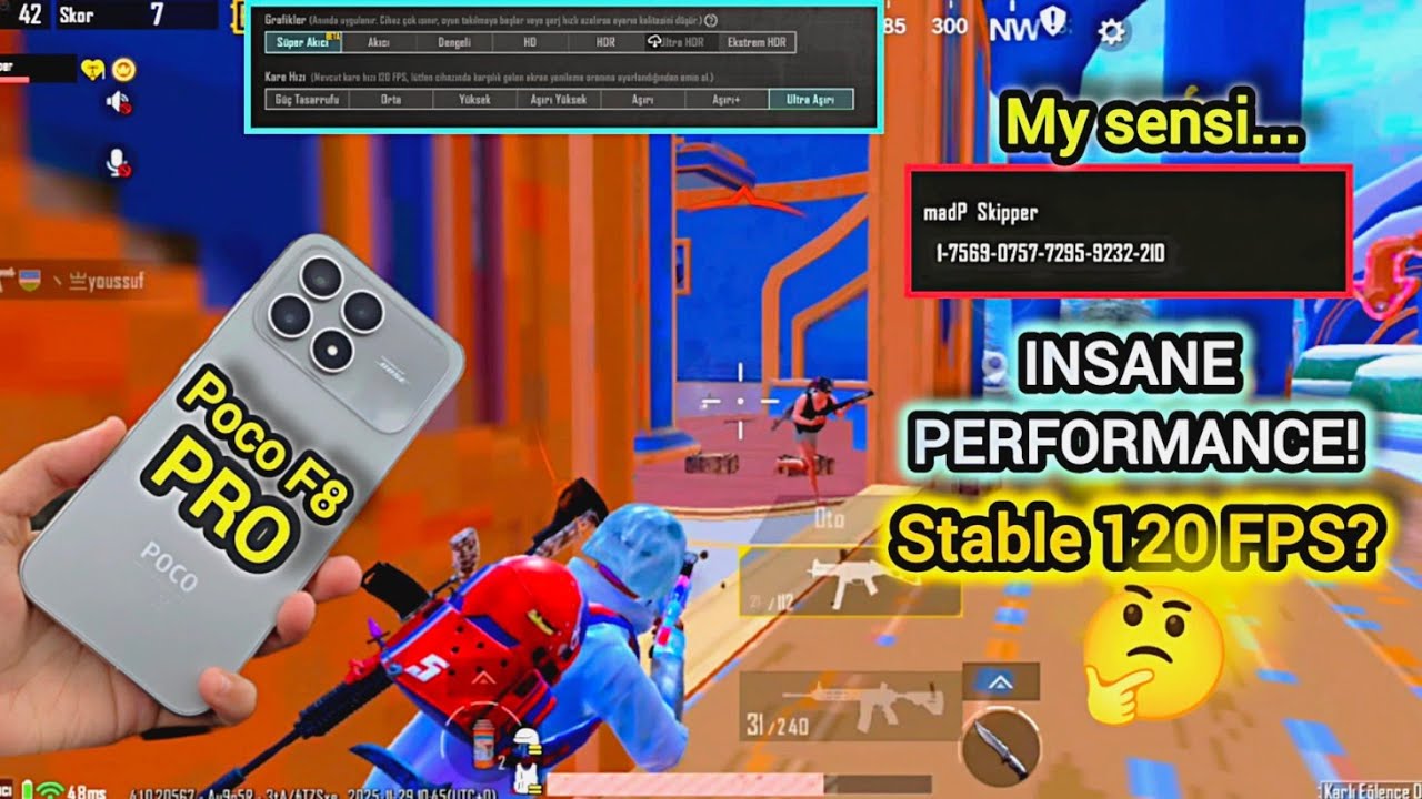 Poco F8 Pro DESTROYS PUBG Mobile! 120 FPS Test. Shocking results!