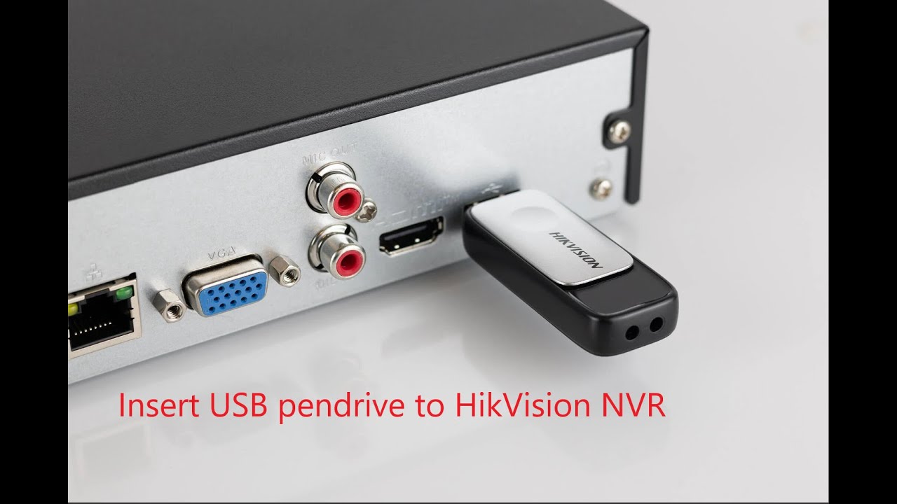 HikVision NVR/DVR take backup to USB pen drive procedure By AutoSec systems
