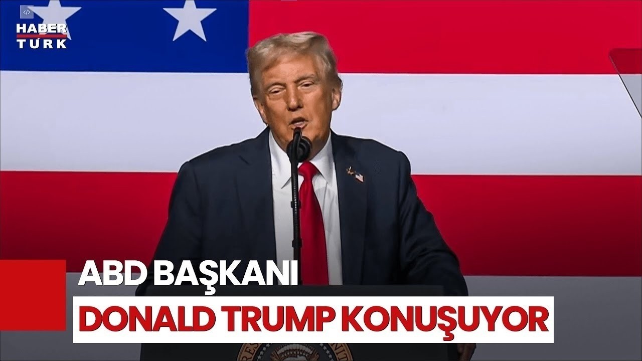 #CANLI - ABD Başkanı Donald Trump konuşuyor