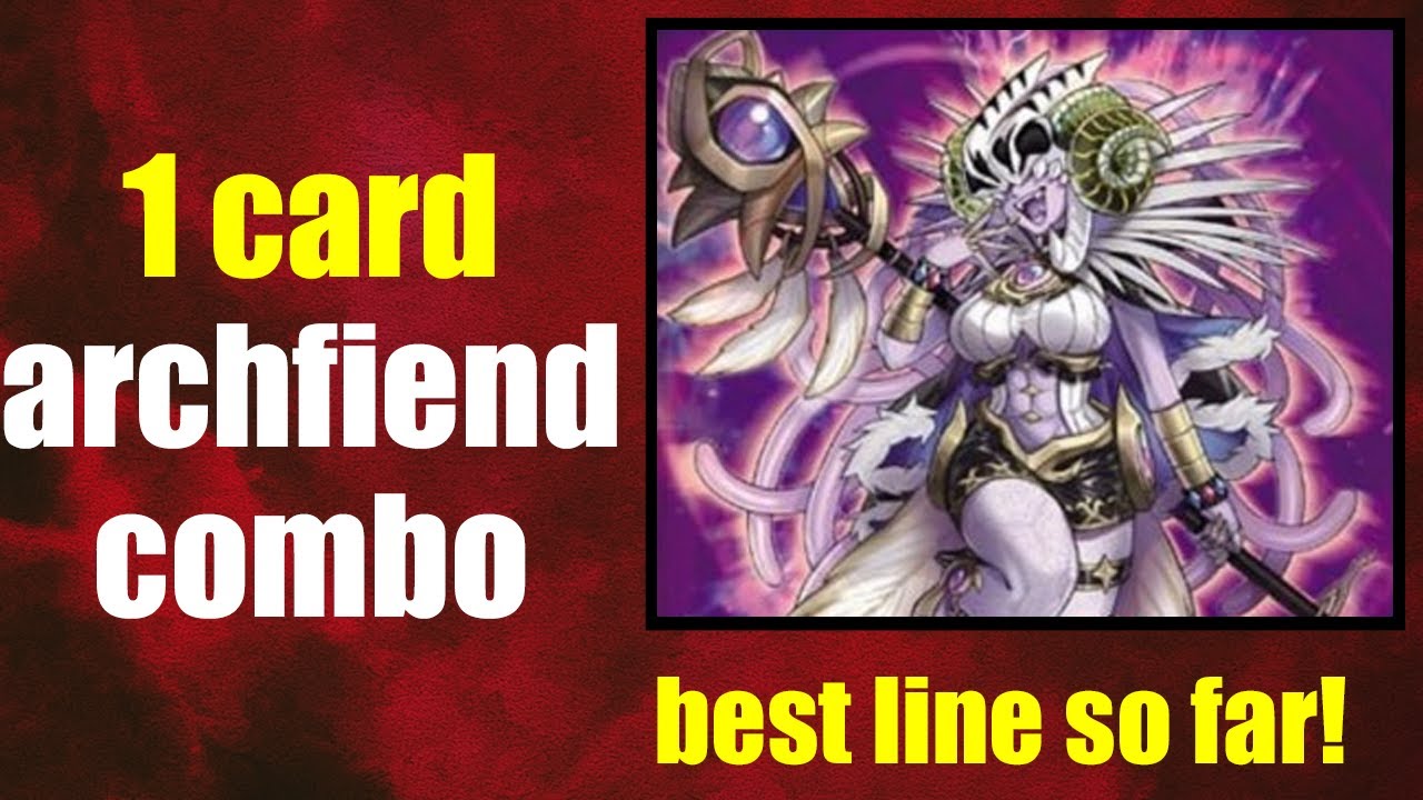 NADIR SERVANT is GOATED in ARCHFIENDS! 1 card combo DOES ALOT yugioh