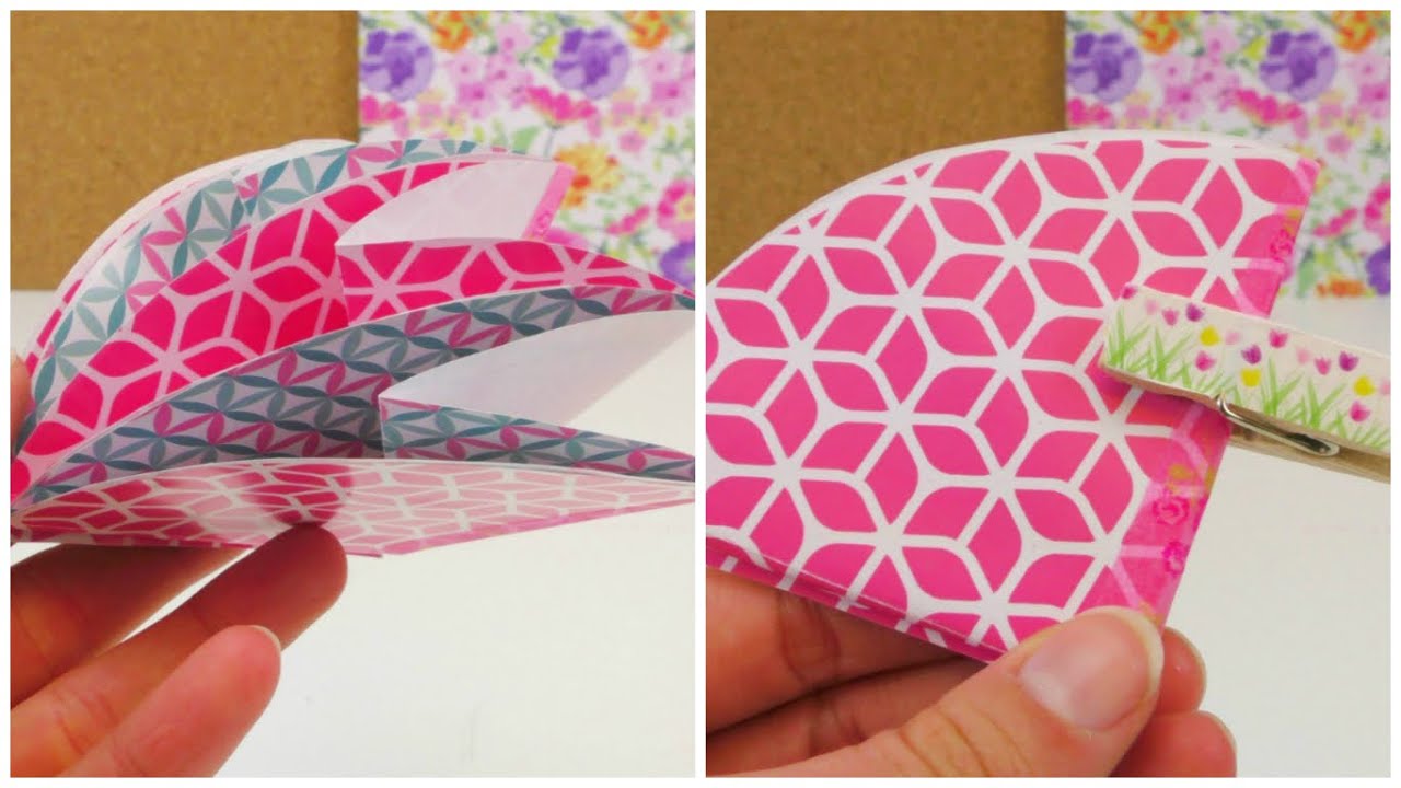 Origami Karte DIY / Karte zum Ausklappen gestalten / Grußkarte Origami Anleitung deutsch