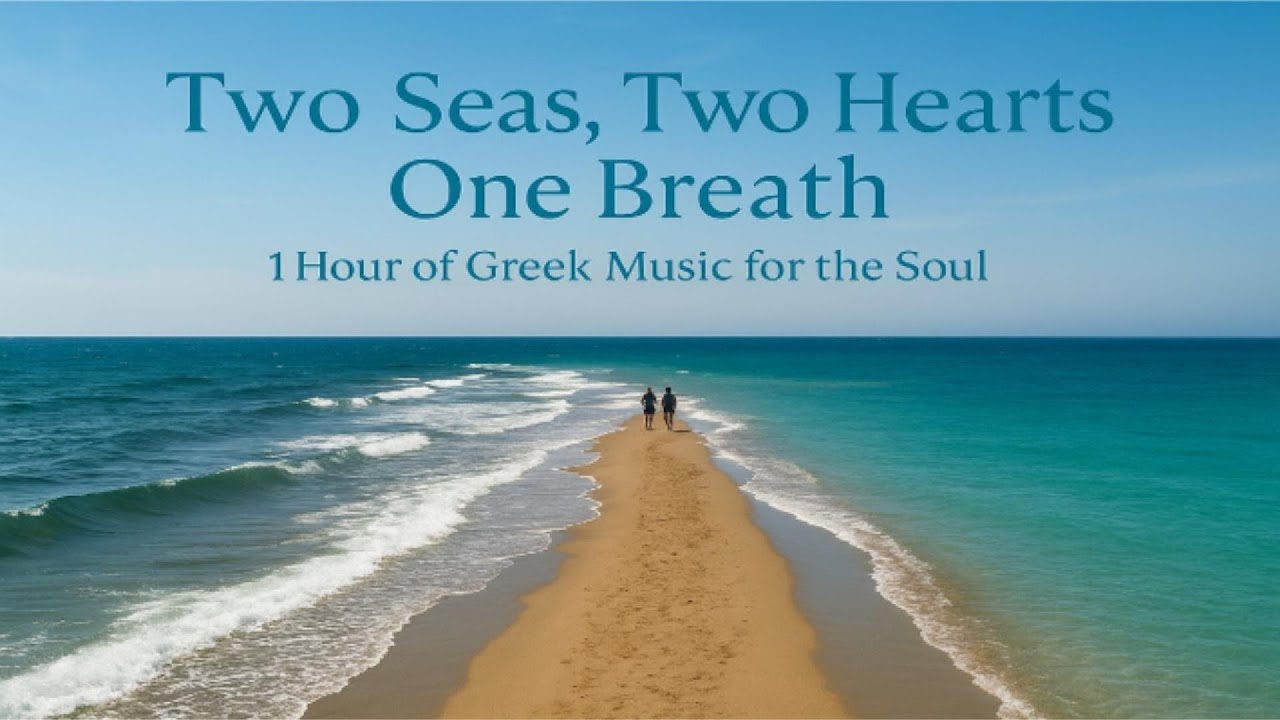 🌊 Two Seas, Two Hearts 🌊 | Relaxing Greek Music for Meditation, Focus & Calm (1 Hour)