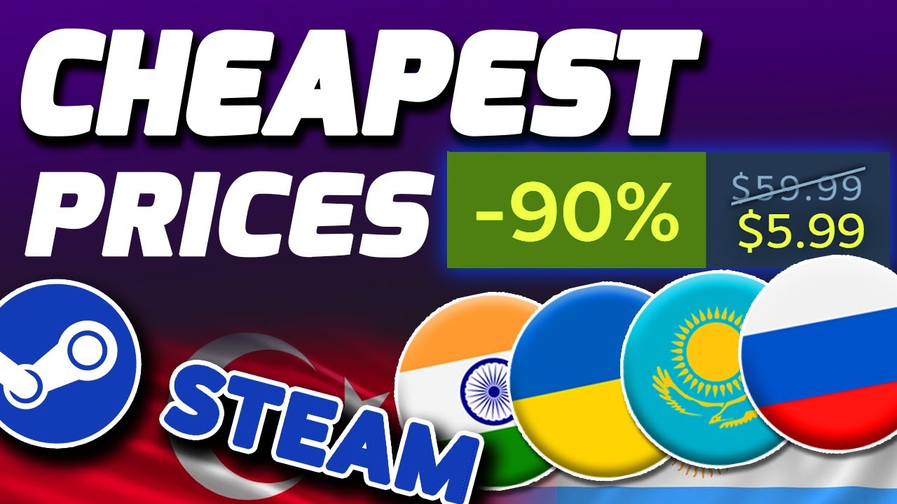 Steam Region Change | New Regions (UA, KZ, India, Russia)