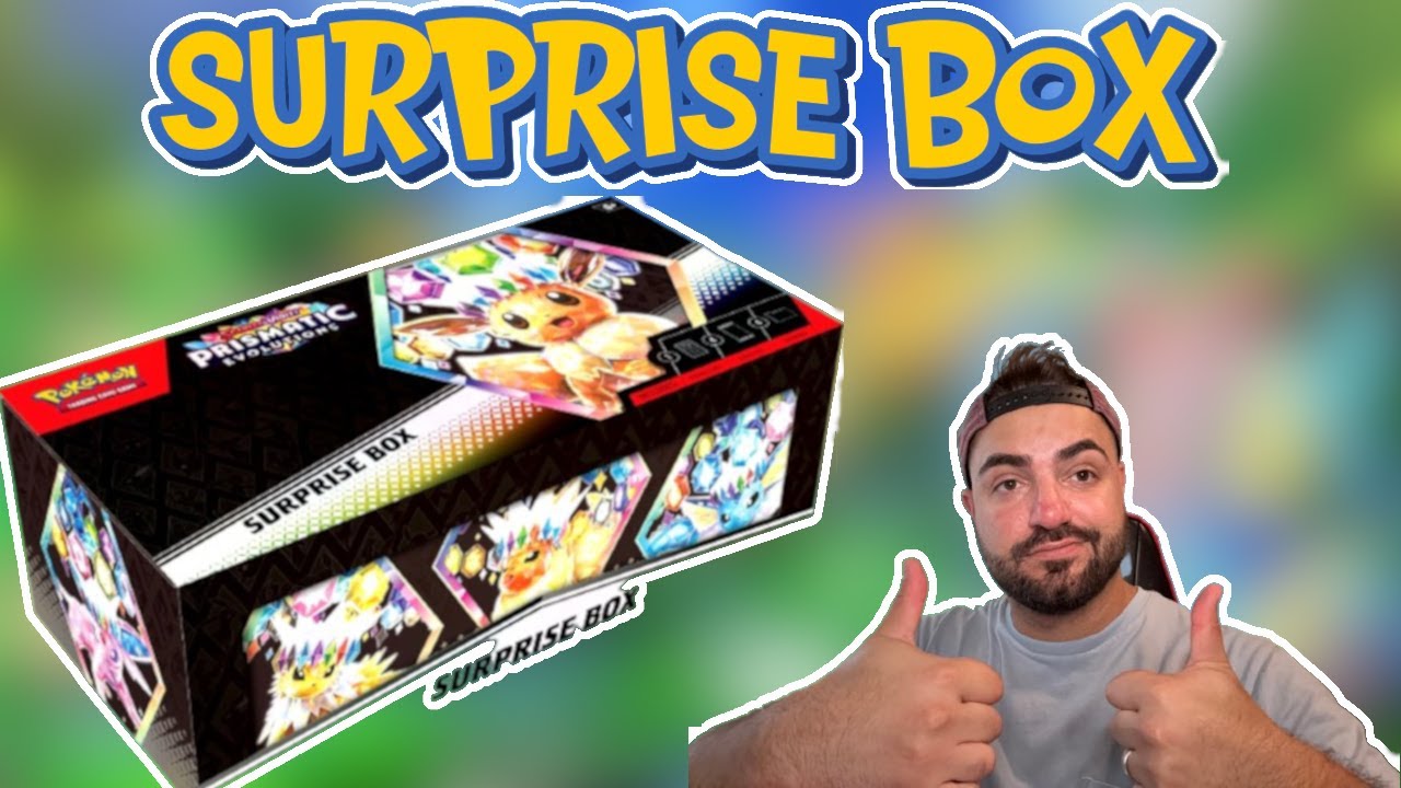 Unboxing a Prismatic Evolutions Surprise Box!