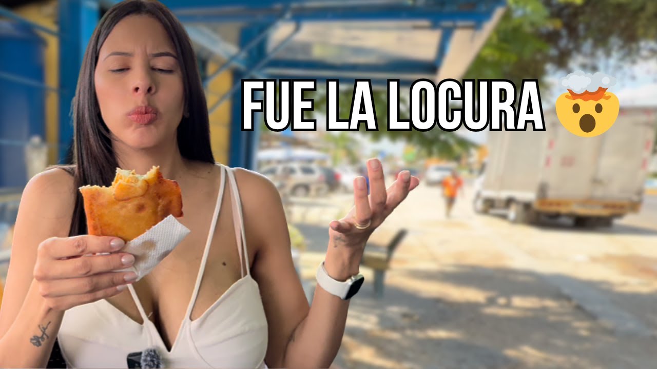 Comida callejera Venezolana 🇻🇪| 24 horas comiendo EMPANADAS en Valencia 🤯