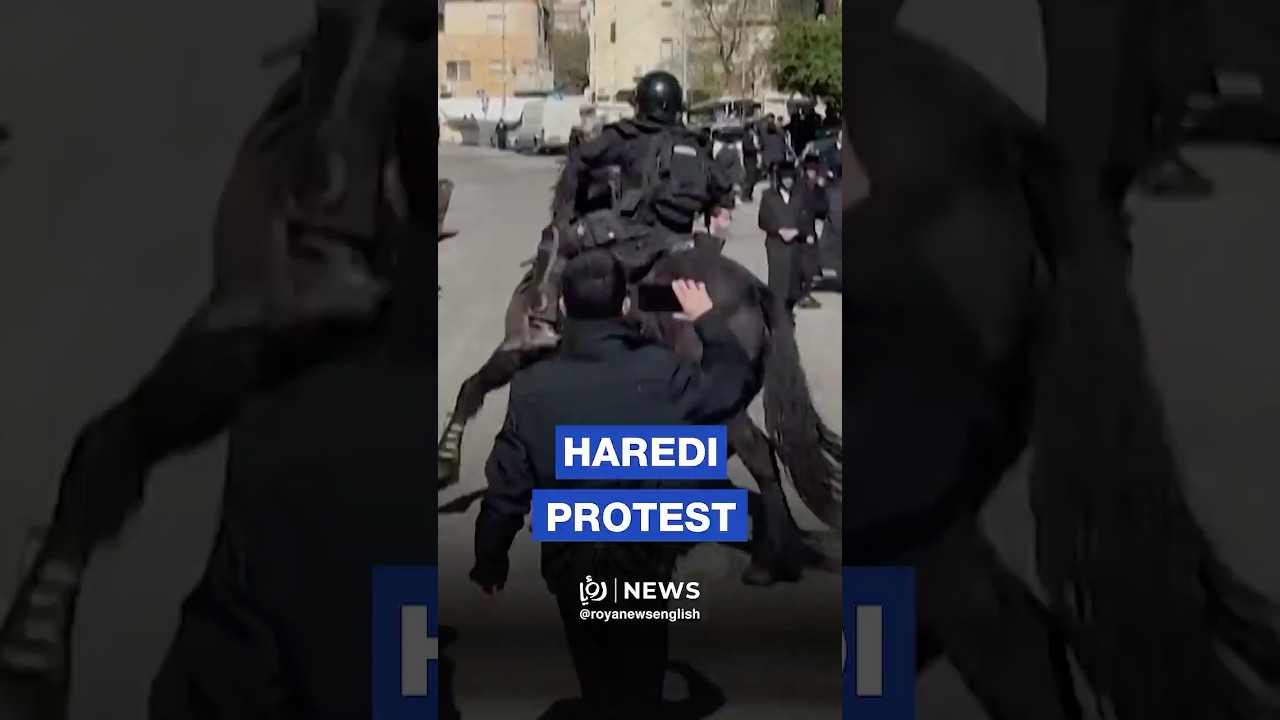 Haredi Jews clash with police over mandatory military service