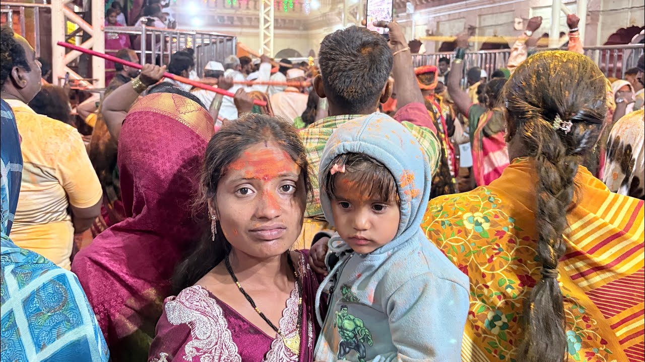 आज मायाक्का देवीच दर्शन लय भारी झालं अगदी जवळ जाऊन 👏#gavthipunam 