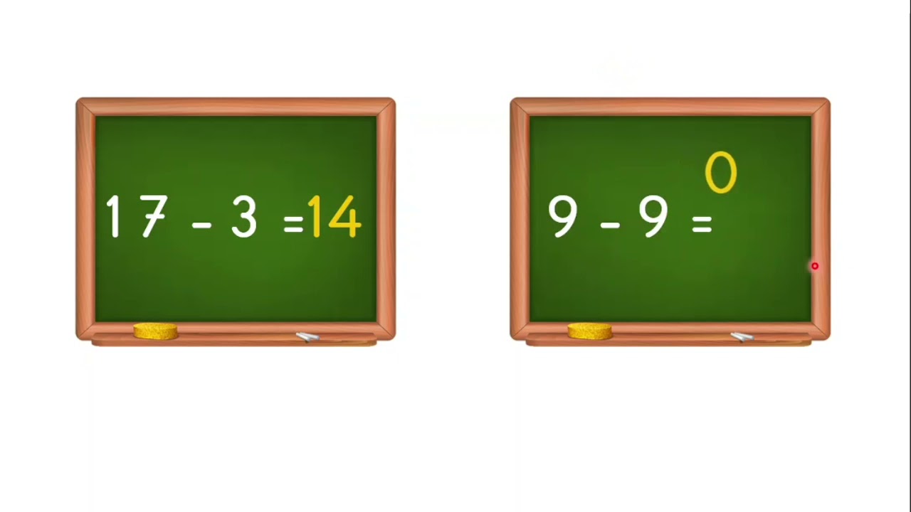 1. Sınıf Matematik - Çıkarma İşlemi 3 (1-20)