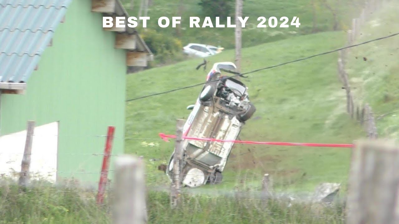 Best Of Rally 2024 ‐ Big Crash, Mistakes & Max Attack